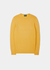 Leysmill Cotton Cashmere Jumper In Maize