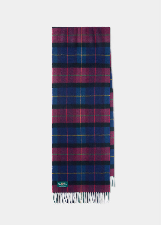 Rafford Tartan Check Cashmere Scarf in Vegas