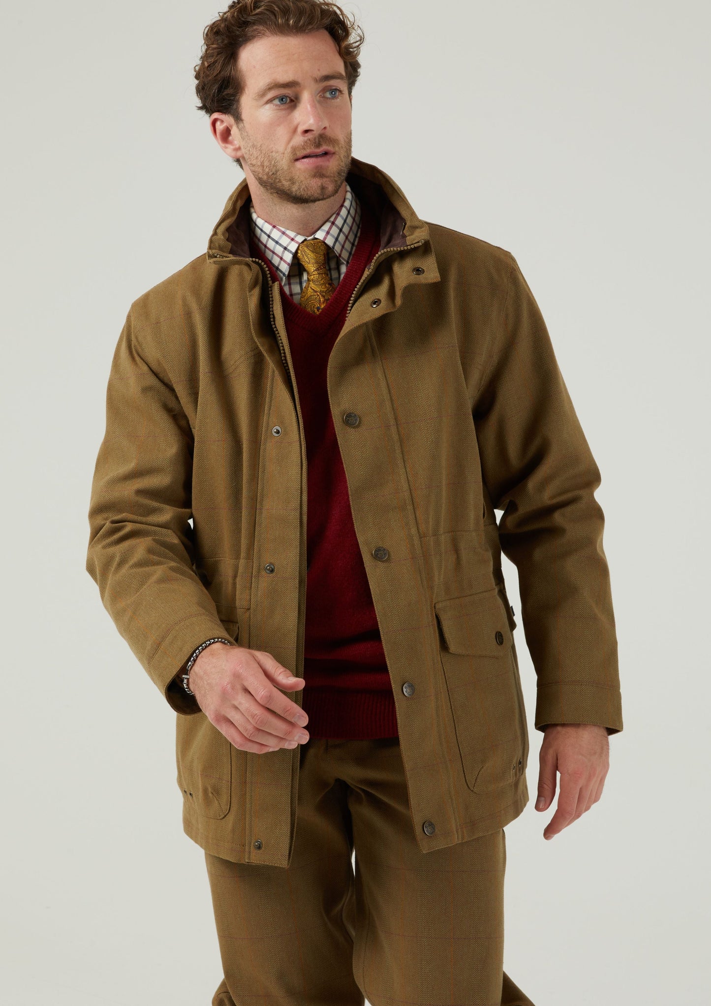 Axford Men's Waterproof Lightweight Field Coat In Aspen