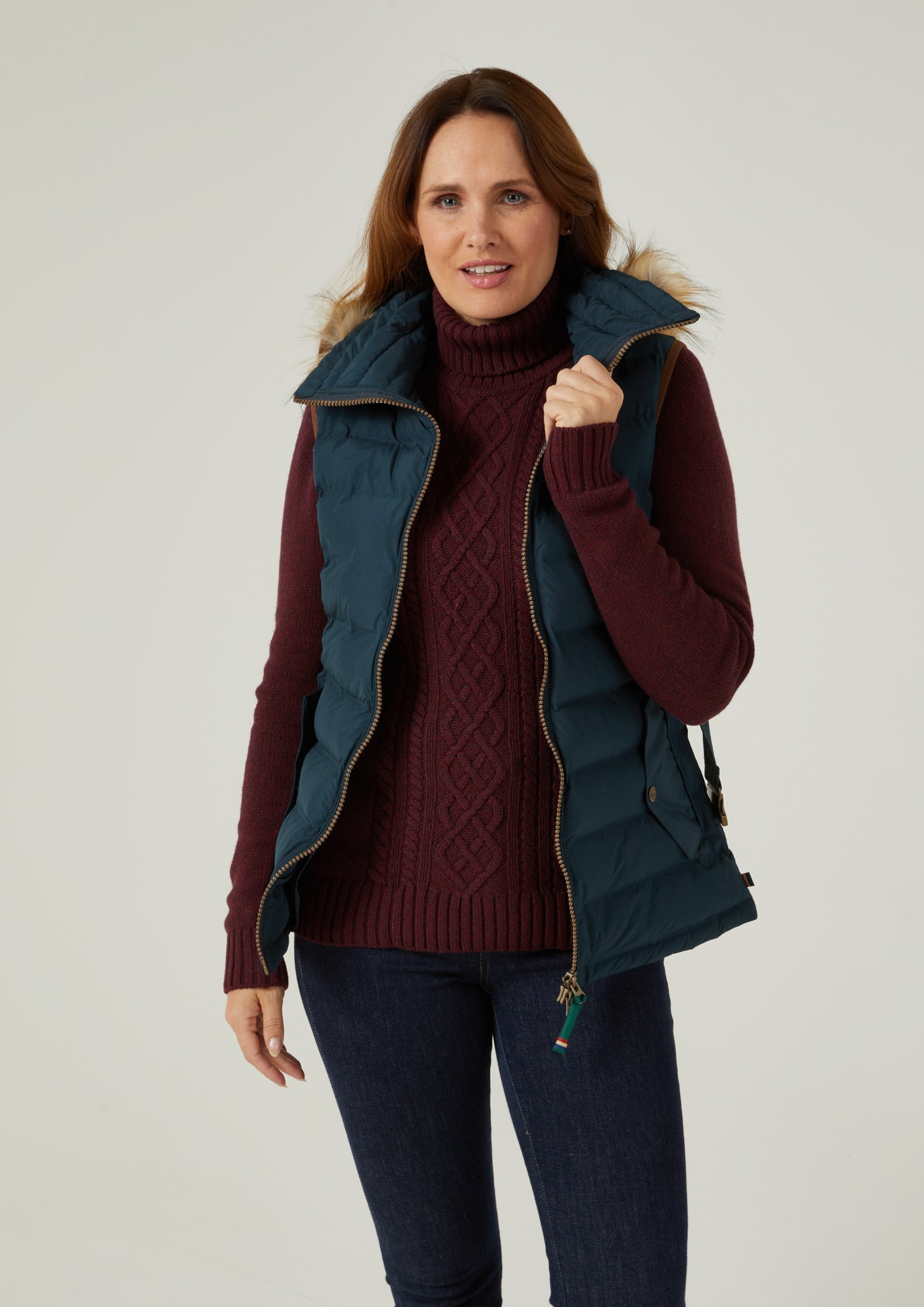 Calsall Ladies Navy Gilet