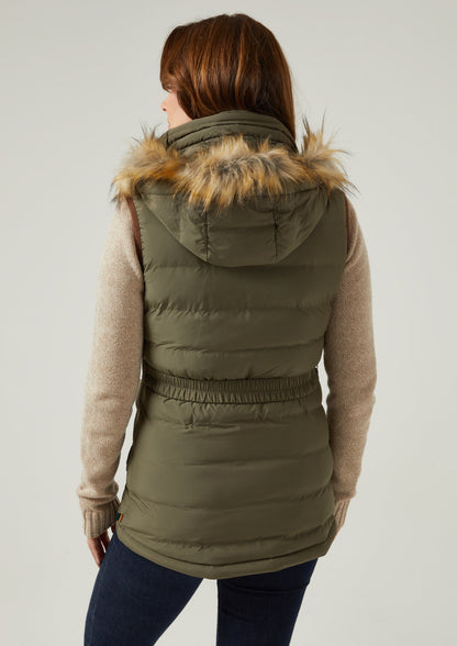 Calsall Ladies Olive Gilet