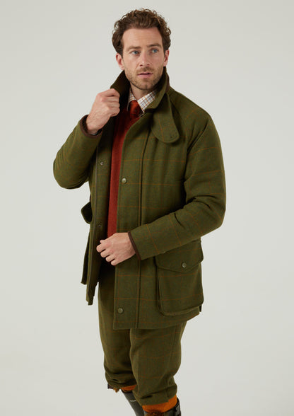 Combrook Men's Waterproof Tweed Coat In Maple