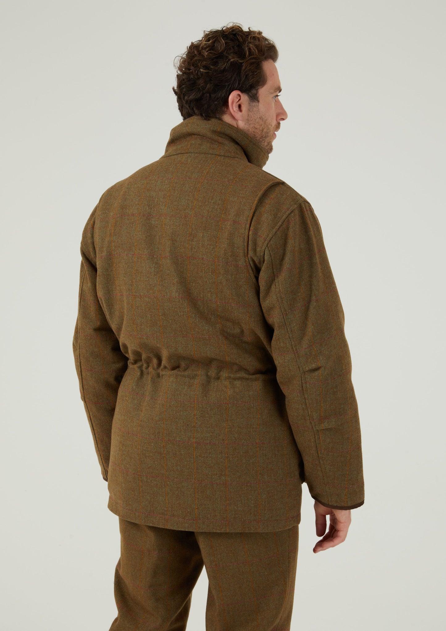 Combrook Men's Tweed Shooting Field Coat In Hawthorn