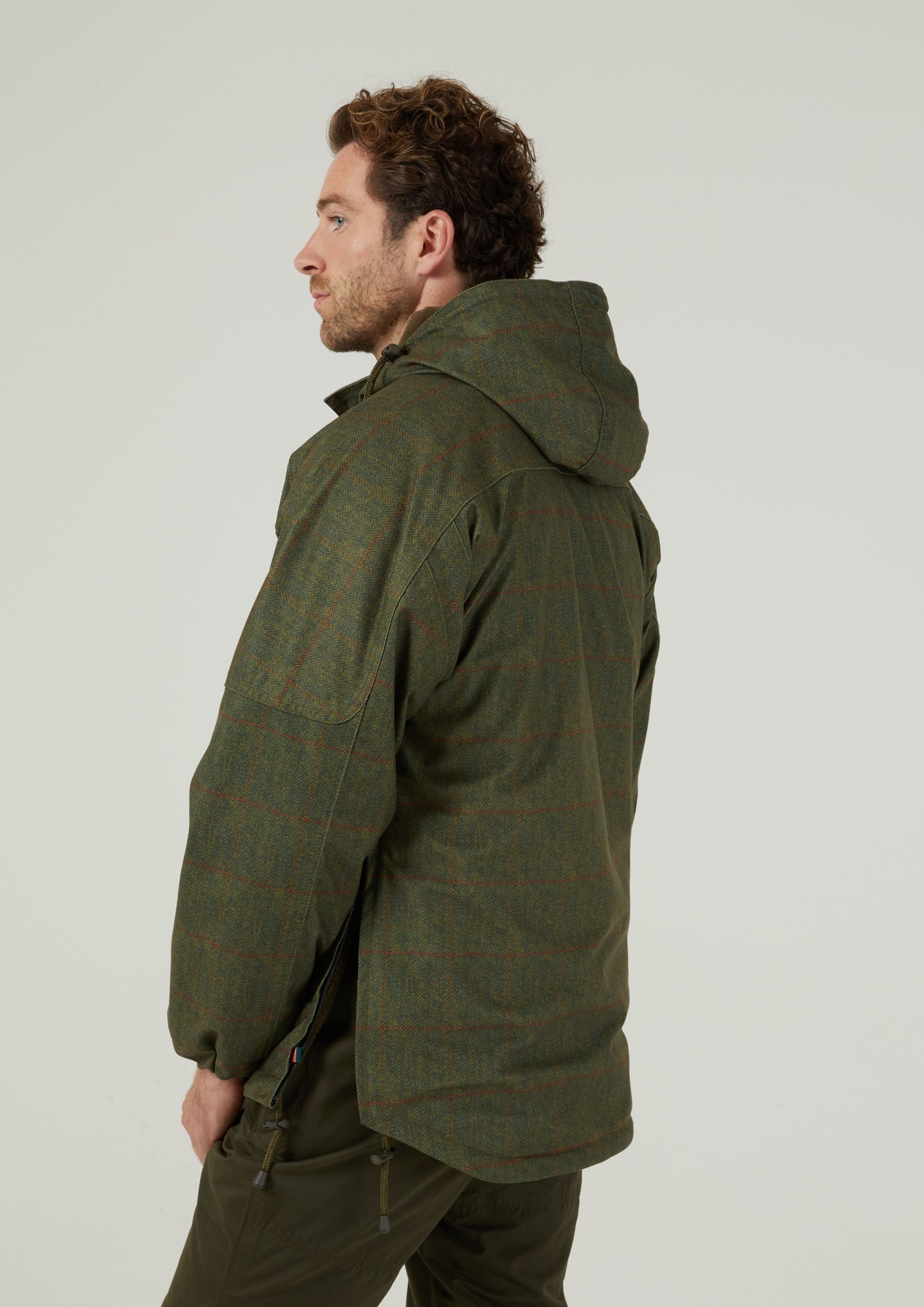 Didsmere Men's Technical Tweed Shooting Smock In Olive