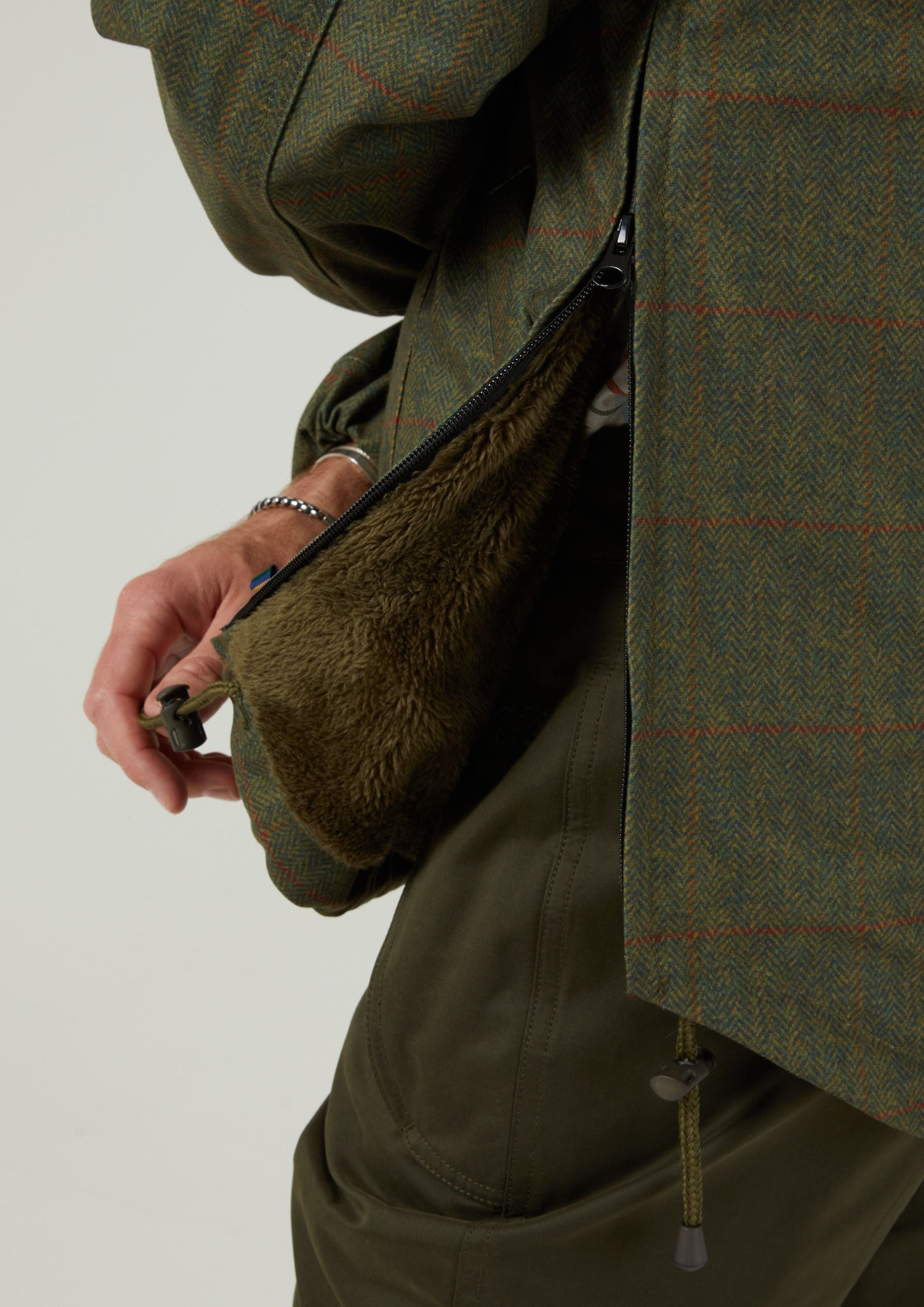 Didsmere Men's Technical Tweed Shooting Smock In Olive