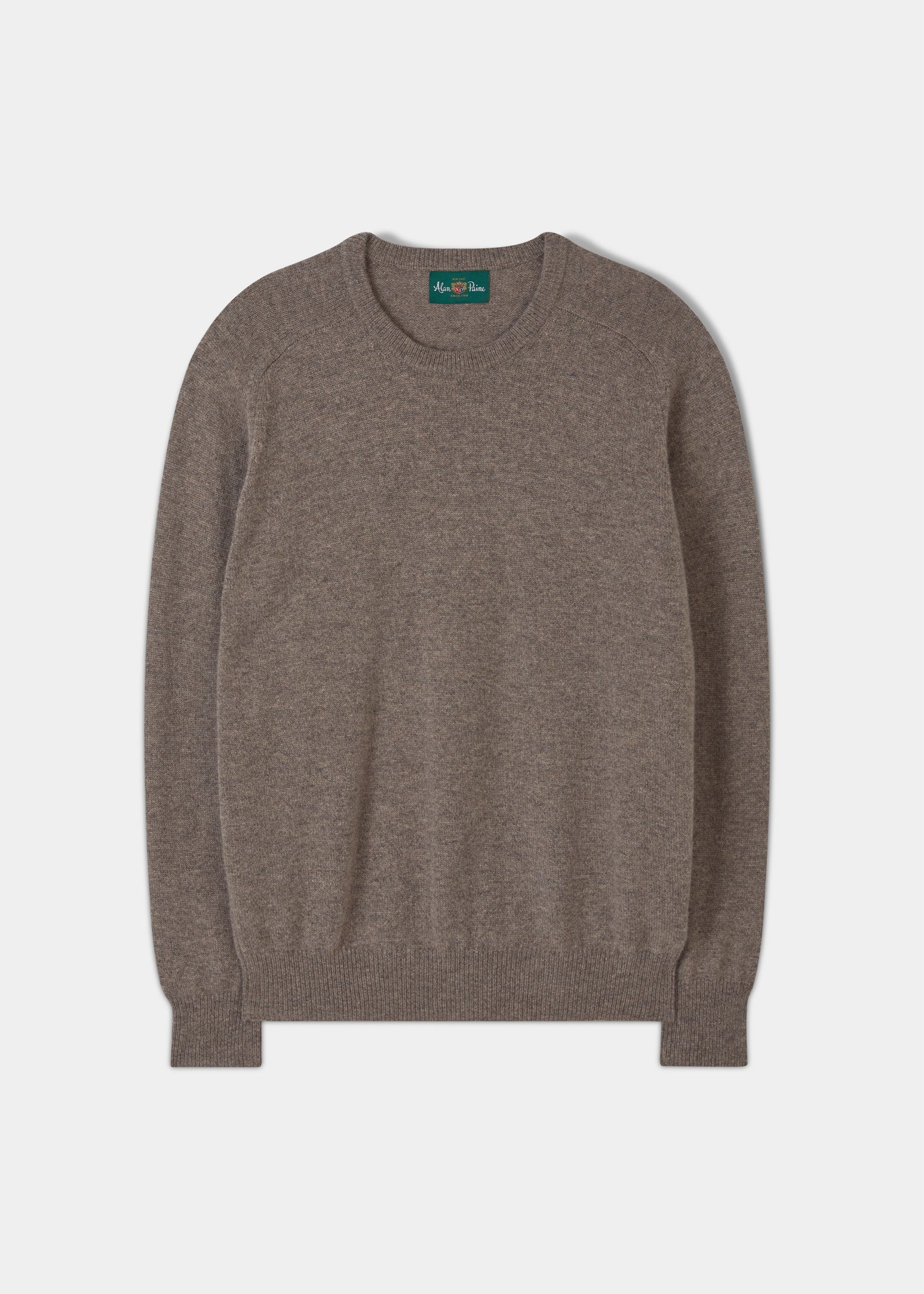 Dorset Men's Lambswool Jumper in Vole - Classic Fit