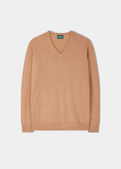 Hampshire Lambswool Jumper in Camel 