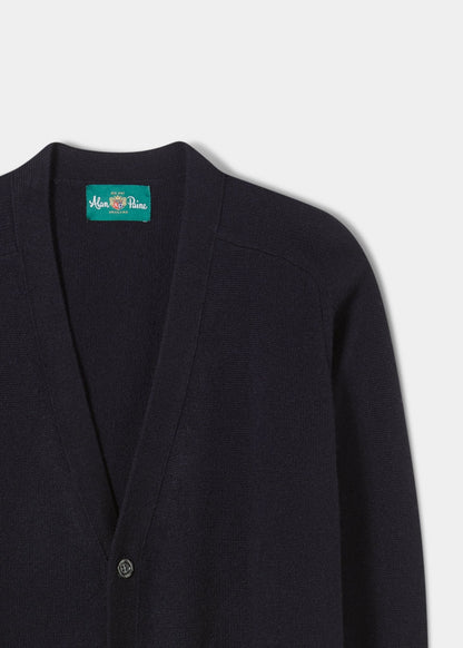 Lambswool-Cardigan-Navy