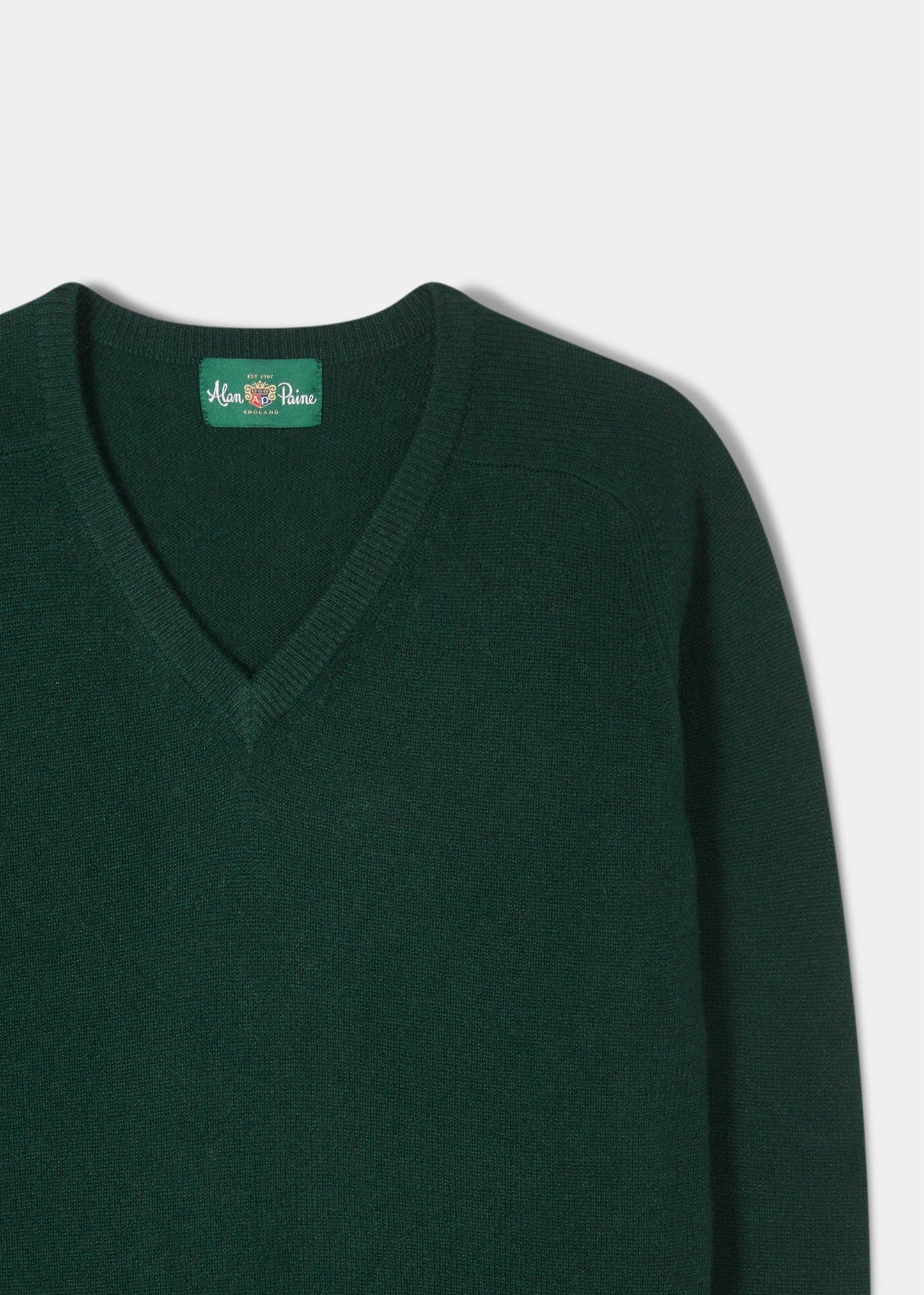 Lambswool-Jumper-Tatan-Green