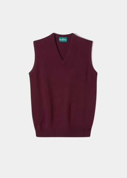 Lambswool-Slipover-Sweater-Bordeaux