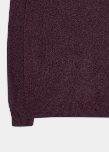 Lenzie-Lambswool-Black-Grape-Jumper