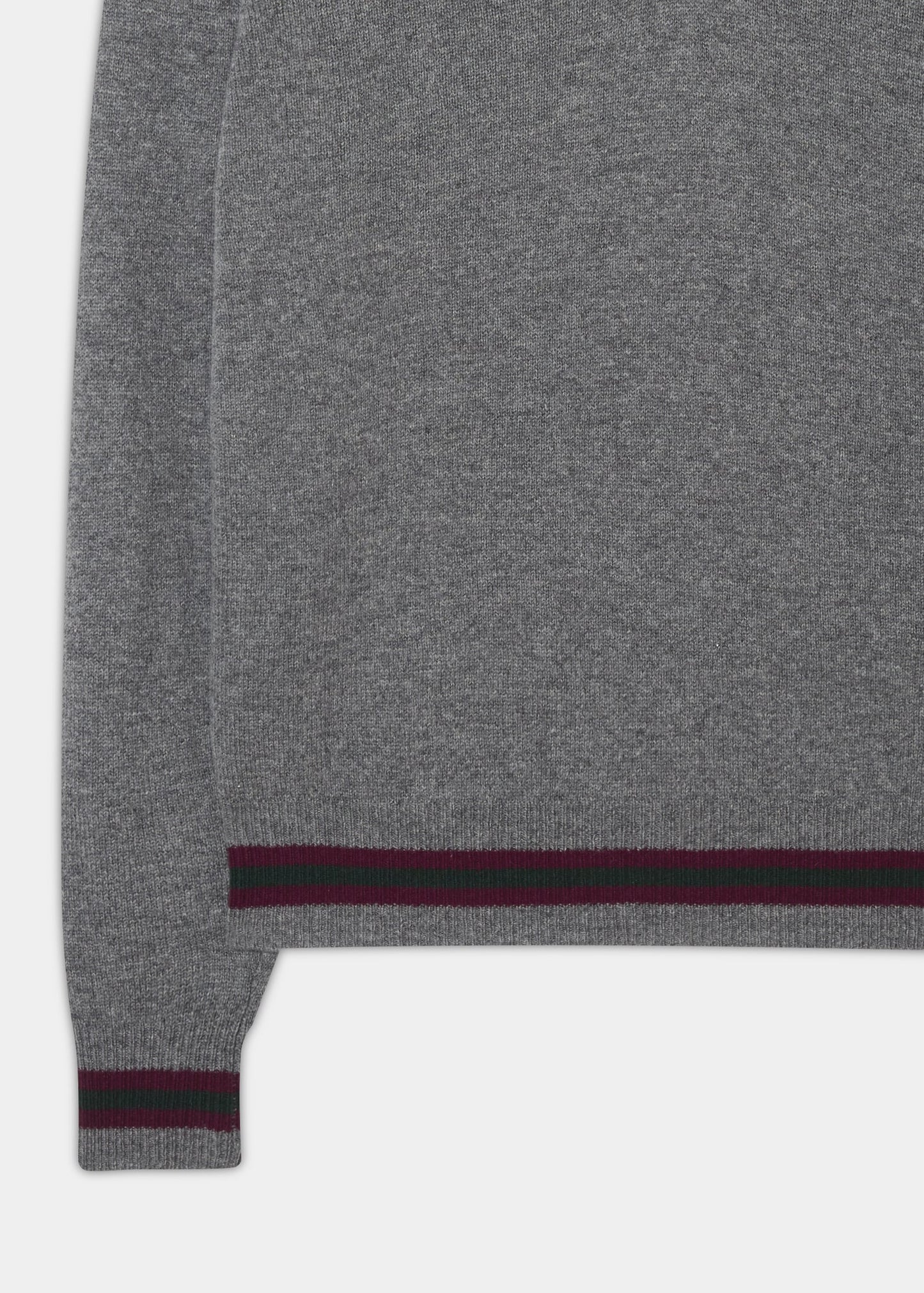 Limited Edition Commemorative Lambswool Sweater In Grey Mix