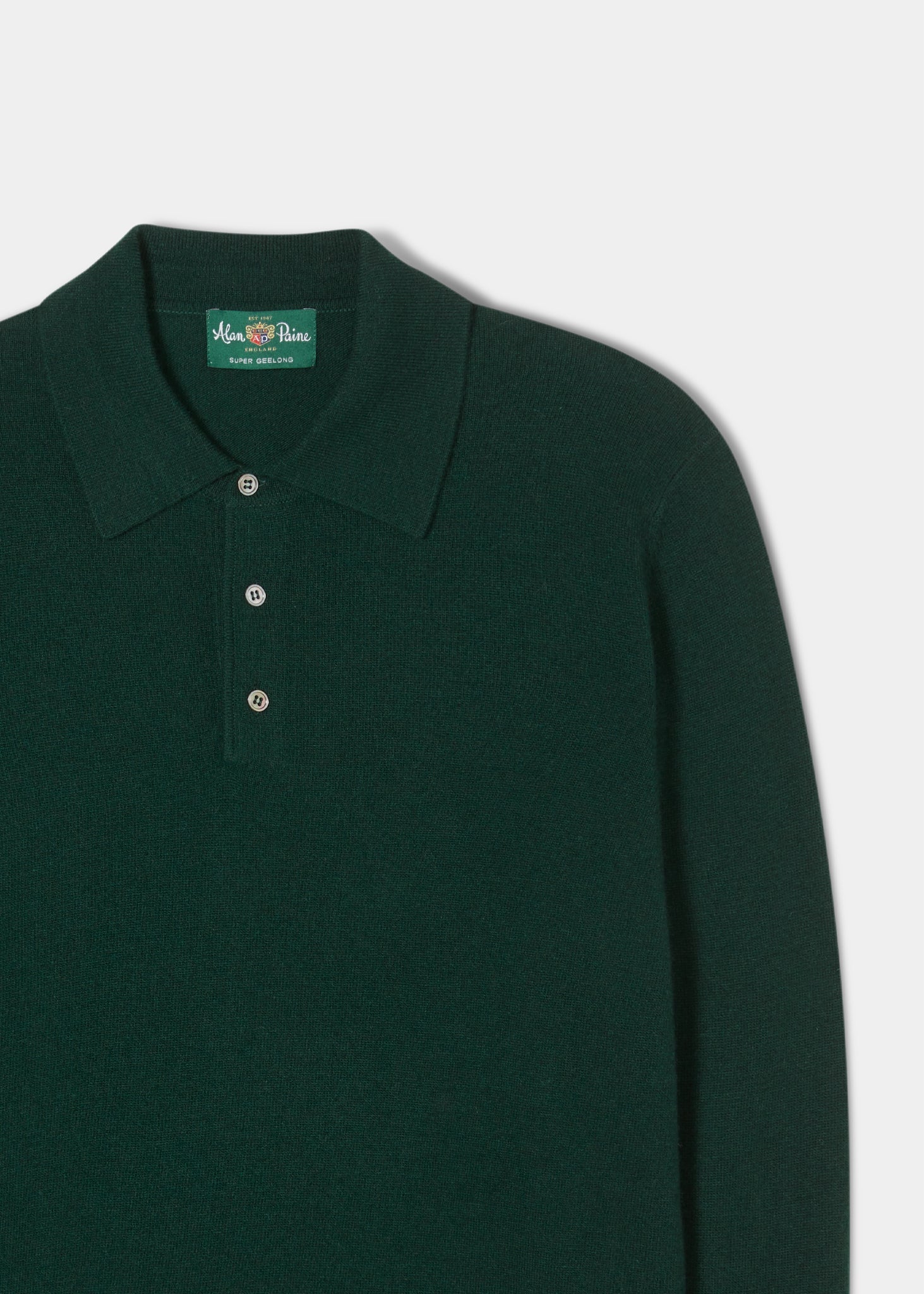 Long-Sleeve-Polo-Shirt-Tartan-Green