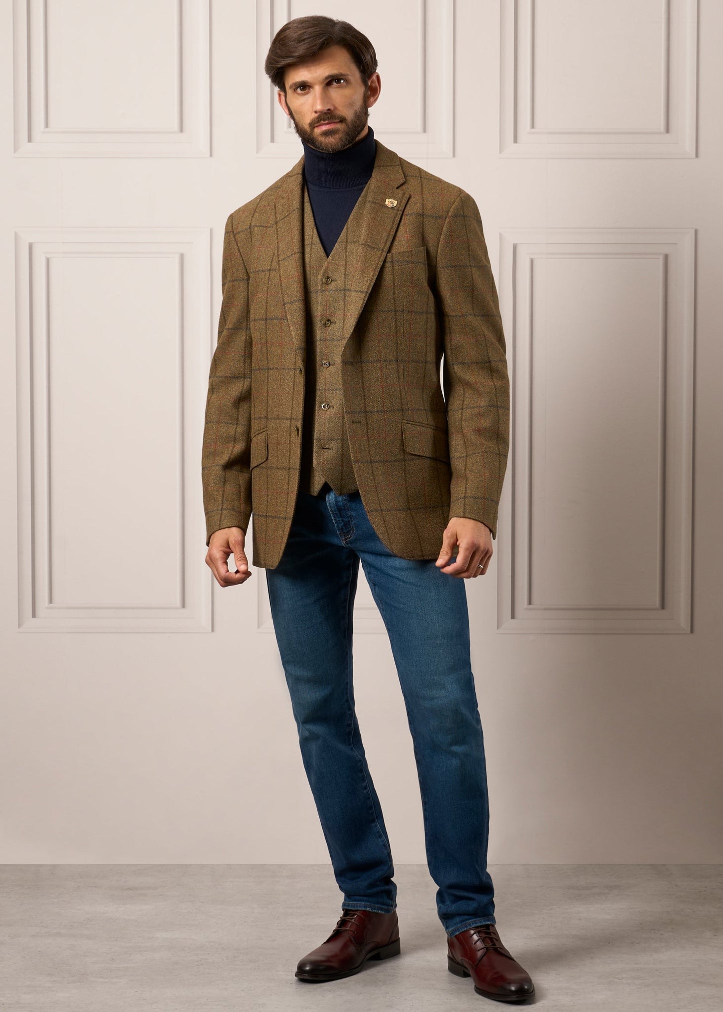 Mens-Tweed-Waistcoat-Combrook-Thyme