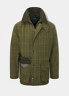 Rutland Children's Tweed Coat In Green Ash