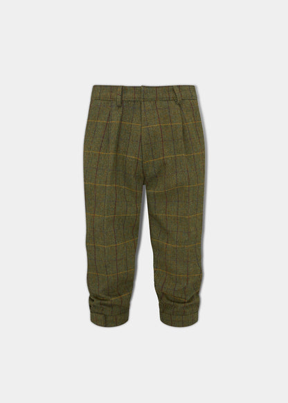 Rutland Men's Tweed Shooting Breeks In Green Ash