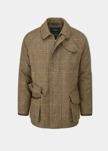 Surrey Waterproof Tweed Coat In Sycamore 