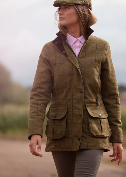 alan-paine-ladies-tweed-waterproof-shooting-coat-lichen