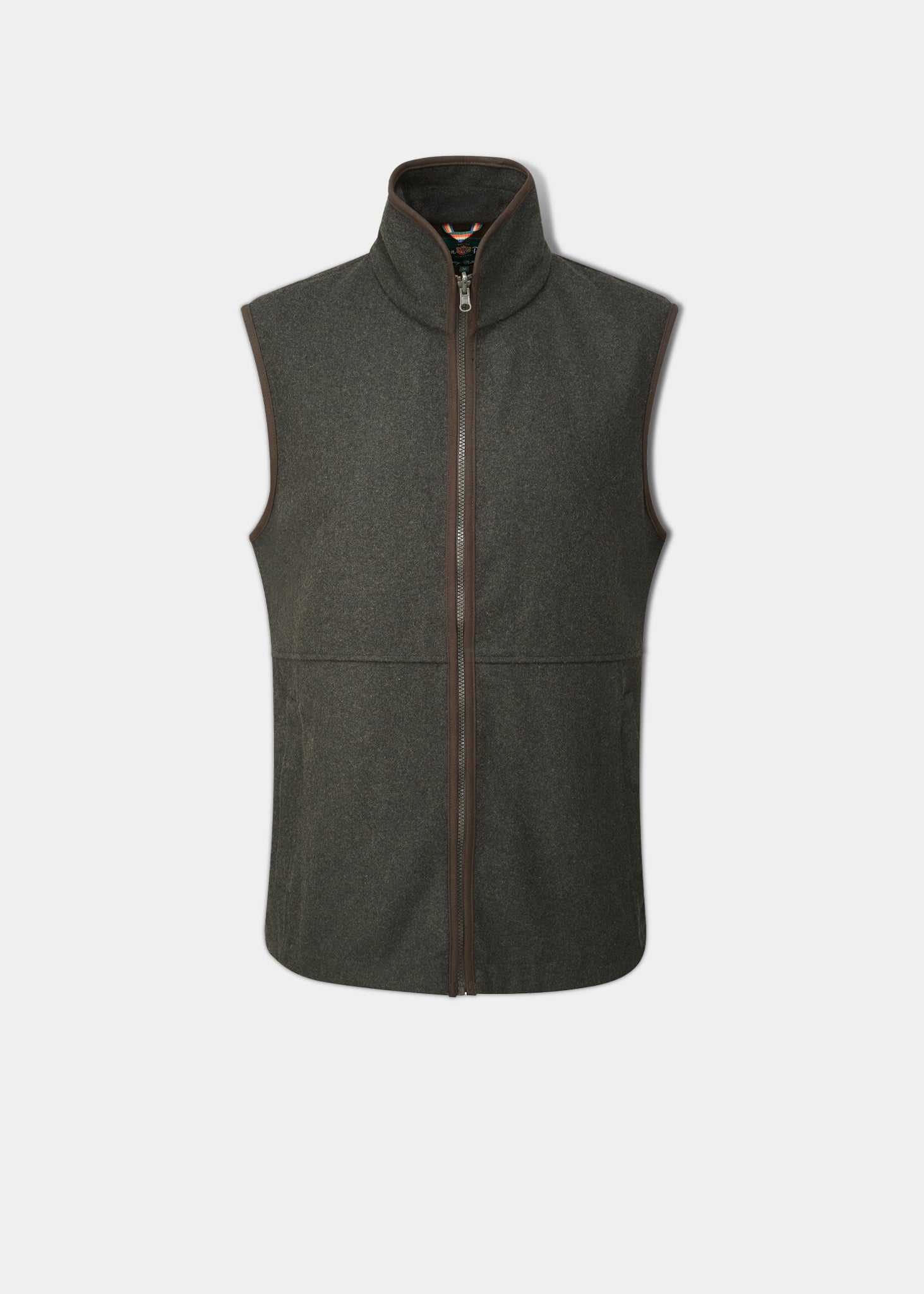 Berwick Men's Waistcoat in Dark Olive