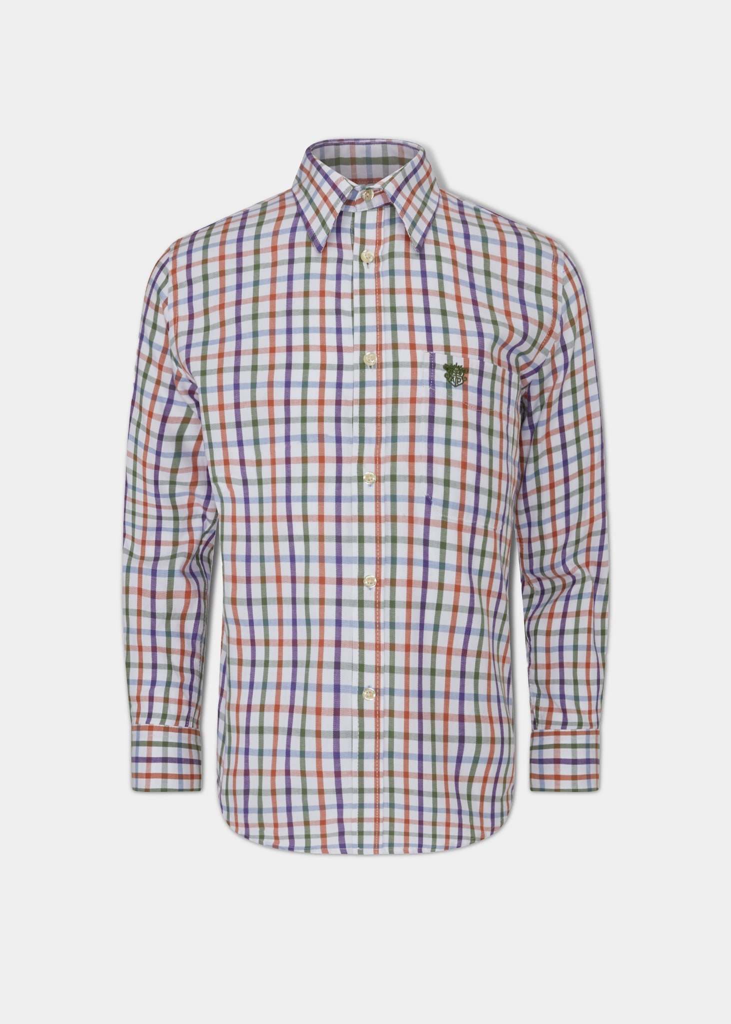 Ilkley Children's Check Country Shirt In Rust