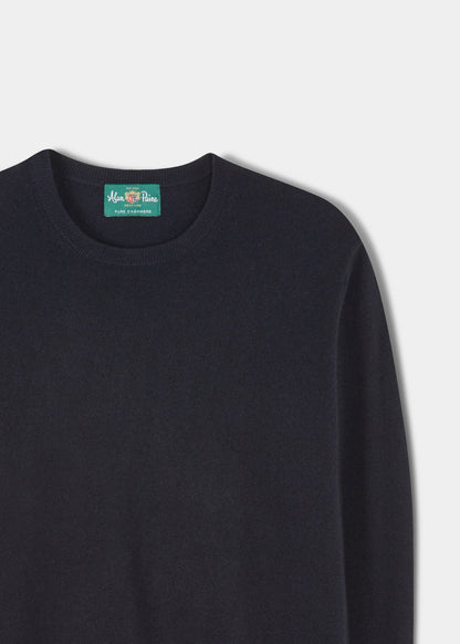 Melfort Cashmere Jumper in Dark Navy - Regular Fit