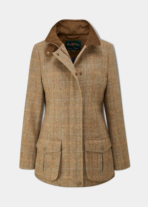 Surrey Ladies Tweed Coat In Hazlewood