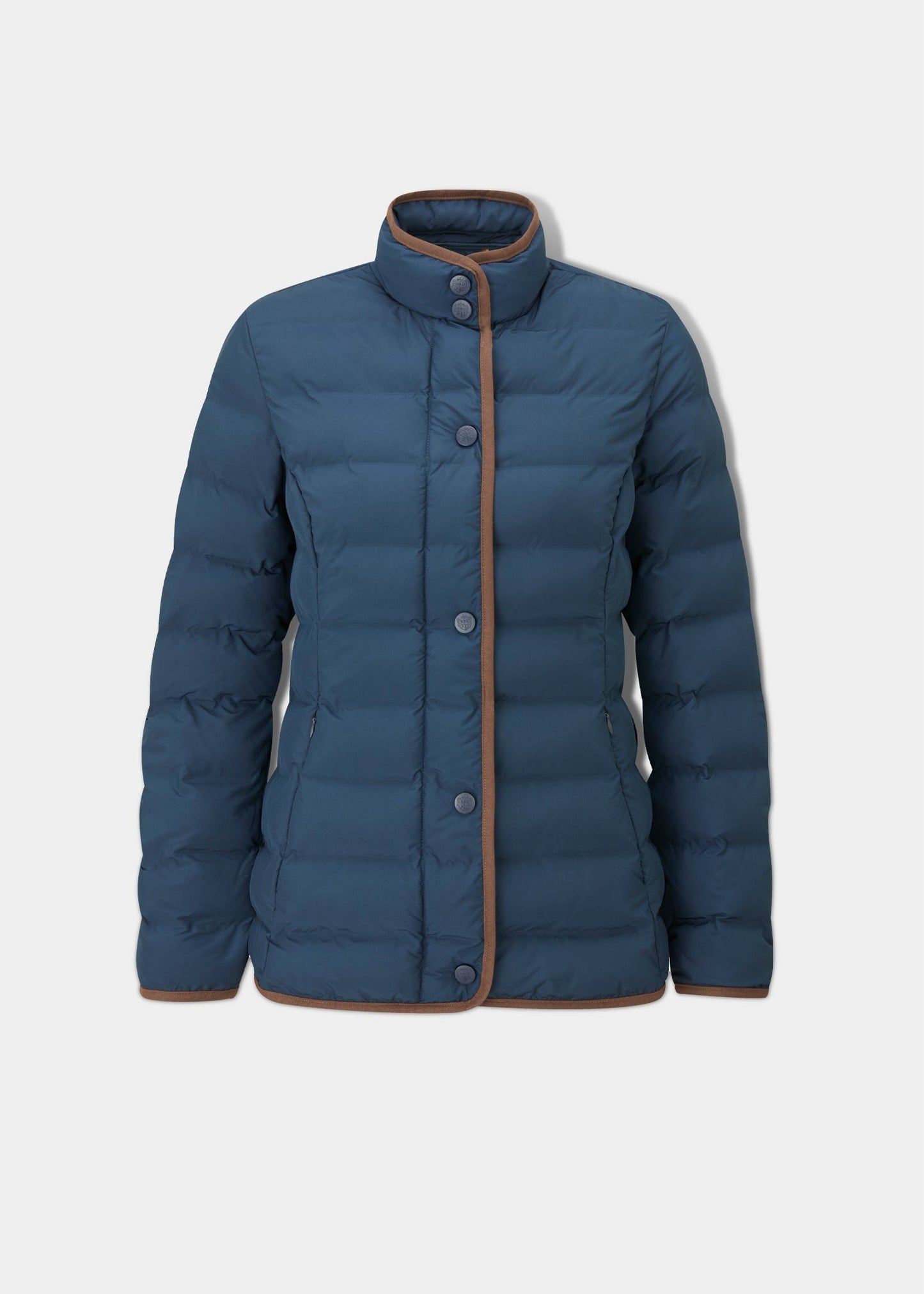 Calsall Ladies Quilted Jacket In Navy