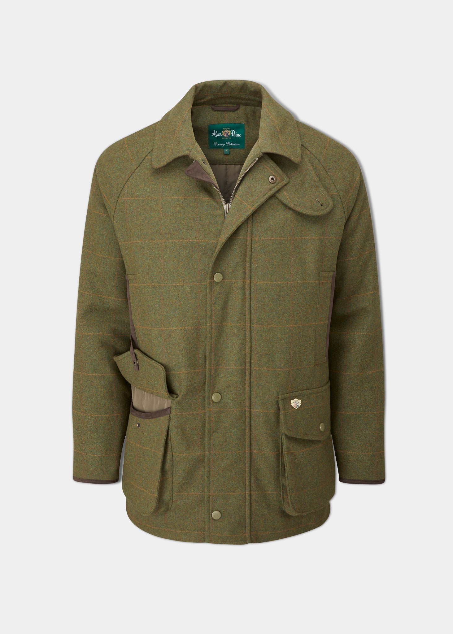 Combrook Men's Waterproof Tweed Coat In Maple