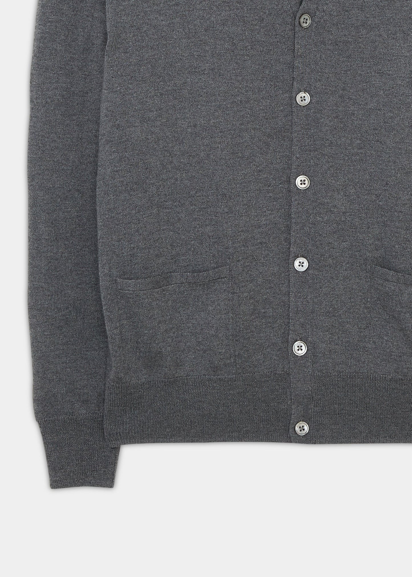 Hockley Men's Merino Wool Cardigan in Derby 