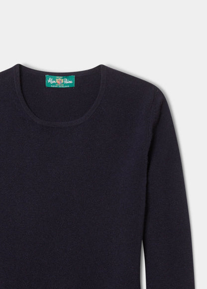 ladies-geelong-lambswool-crew-neck-jumper-dark-navy