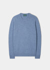 Lenzie Men's Lambswool Jumper In Waves - Regular Fit