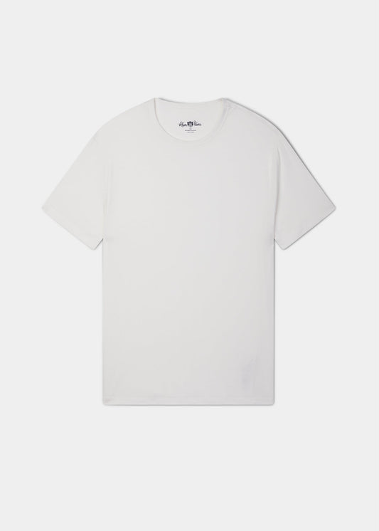 Ashton Bamboo Tee In White