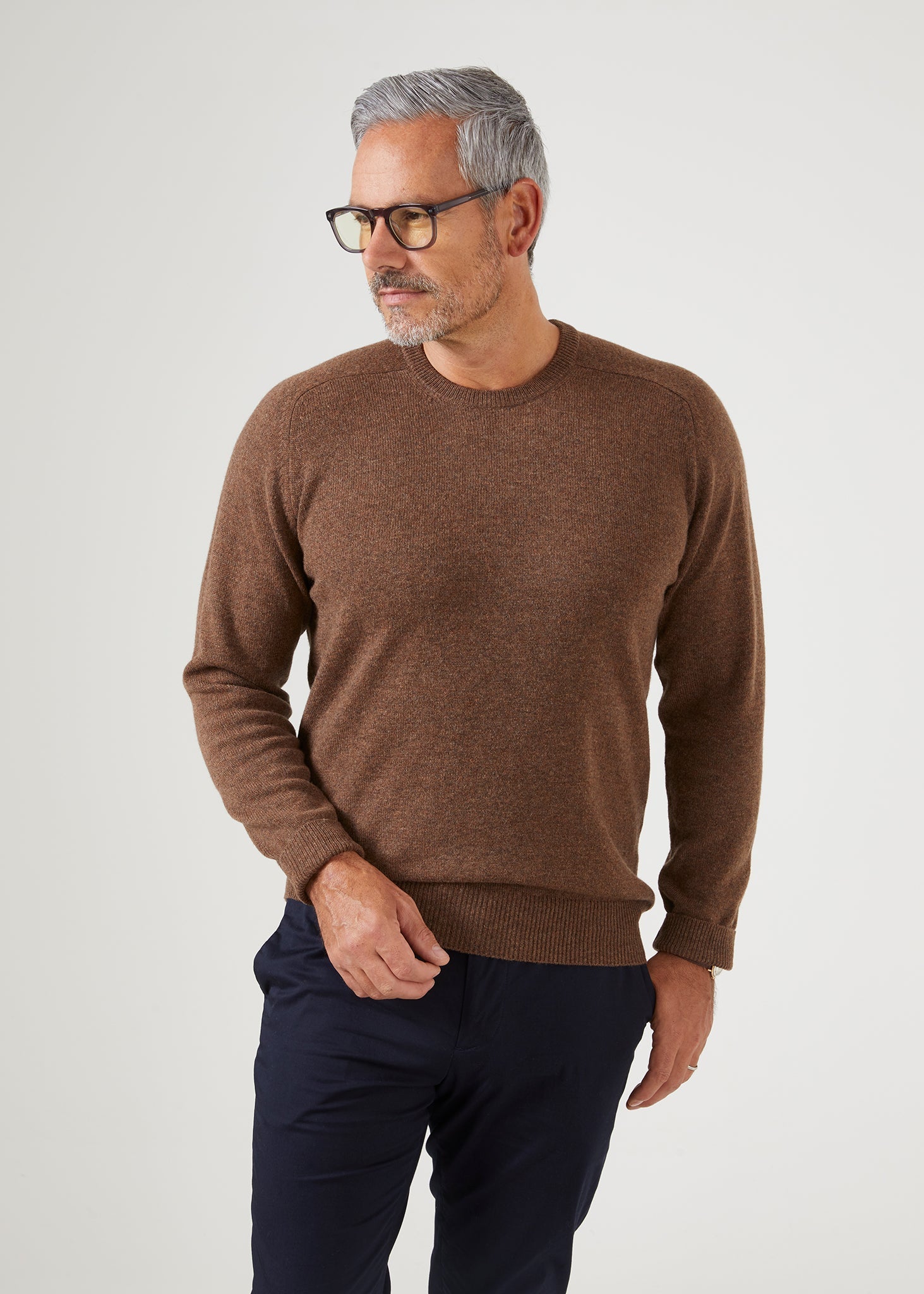 mens-lambswool-jumper-tobacco-dorset