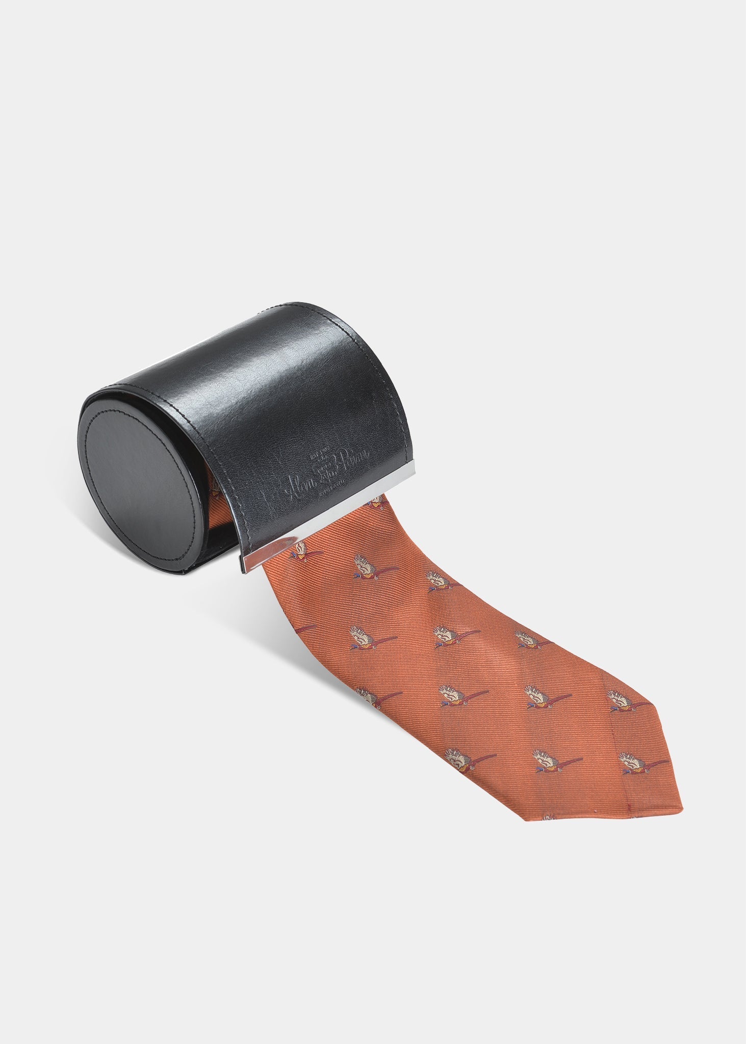 mens-ripon-silk-country-tie-flying-pheasant-design-rust