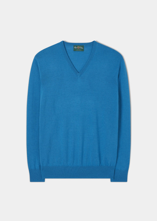 Millbreck Men's Merino Wool Jumper in Zircon